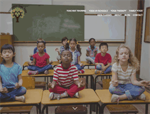 Tablet Screenshot of childrensyogatree.com